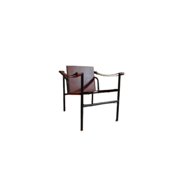 Poltroncina LC1 in cuoio liscio cognac, MDF Italia image