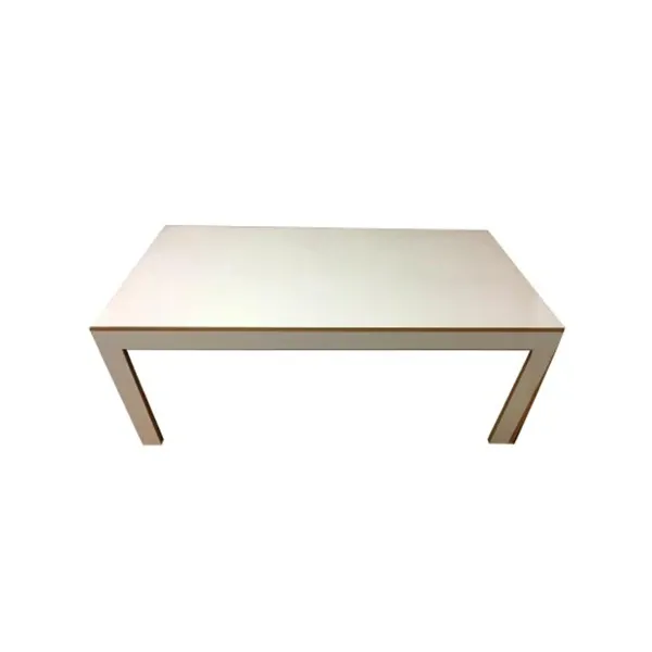 Rectangular table in white and red wood, Poltrona Frau image