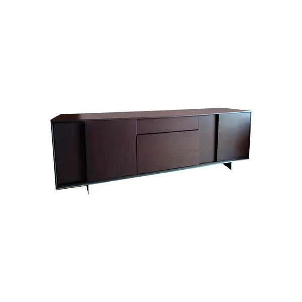 Modern sideboard in steel and wood (brown), Jesse image