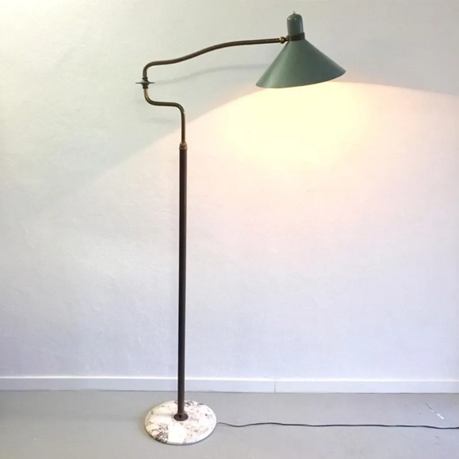 Lampada in ottone anni '50 5