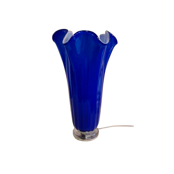 Lampada da tavolo Flamenco in vetro (blu), La Murrina image