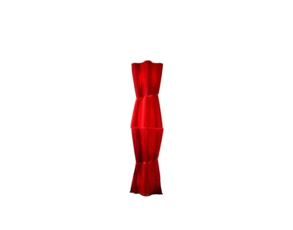 Formosa floor lamp (red fabric), Antonangeli image