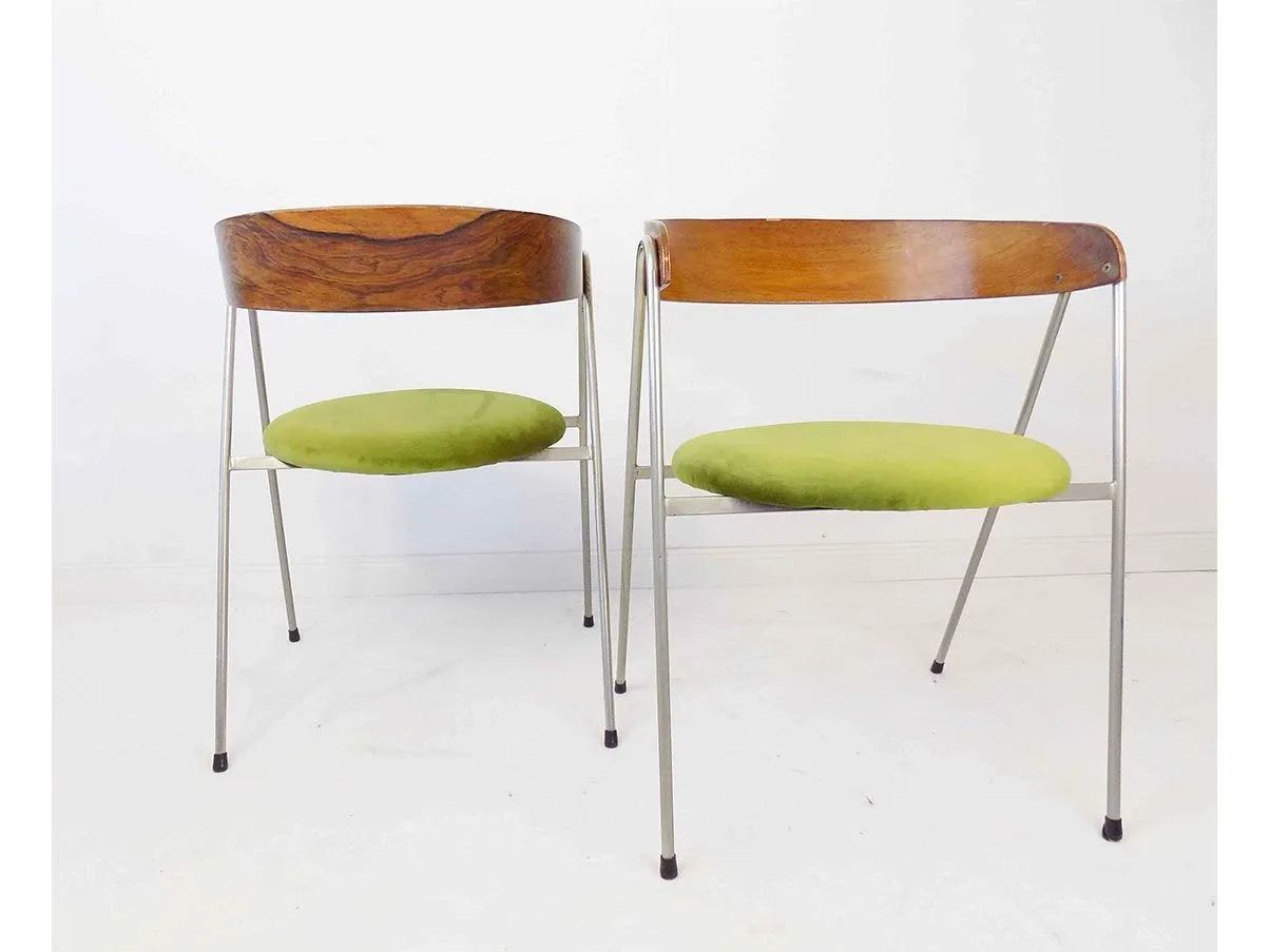 Set of 2 702/2 chairs by Roland Rainer 6