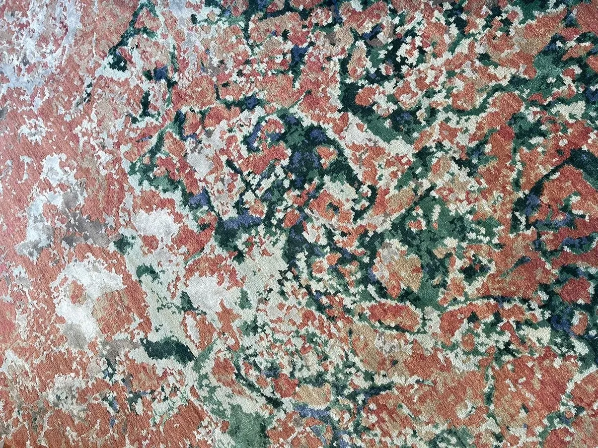 Jaipur 45497 rectangular rug in wool and silk 5