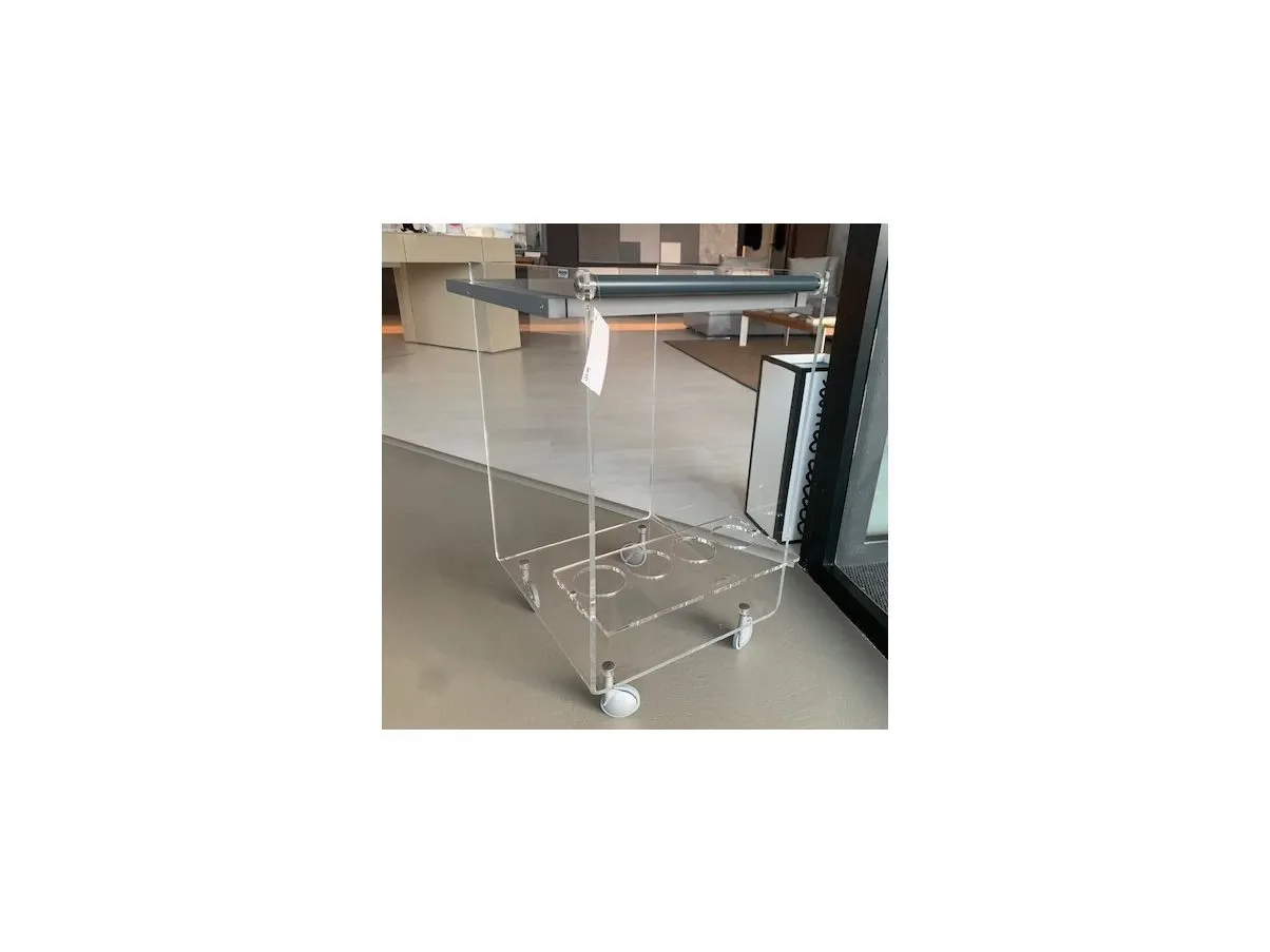 Transparenter Servierwagen Ambrogio 