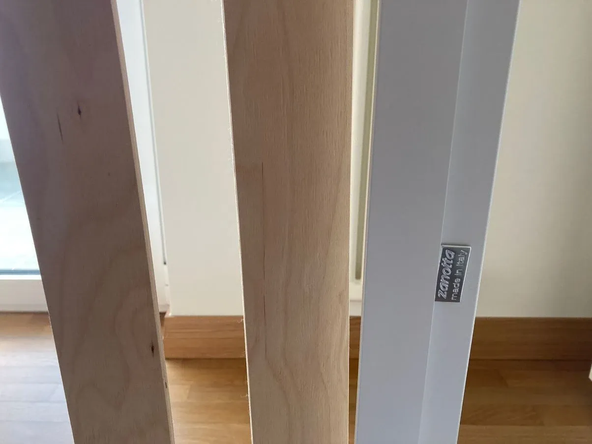 Letto singolo NYX in acciaio bianco, Zanotta 7