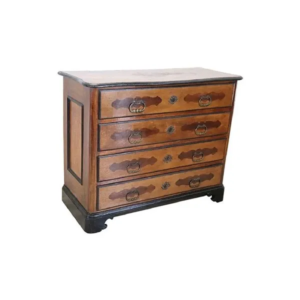 Vintage chest of drawers in inlaid walnut wood ('600), image