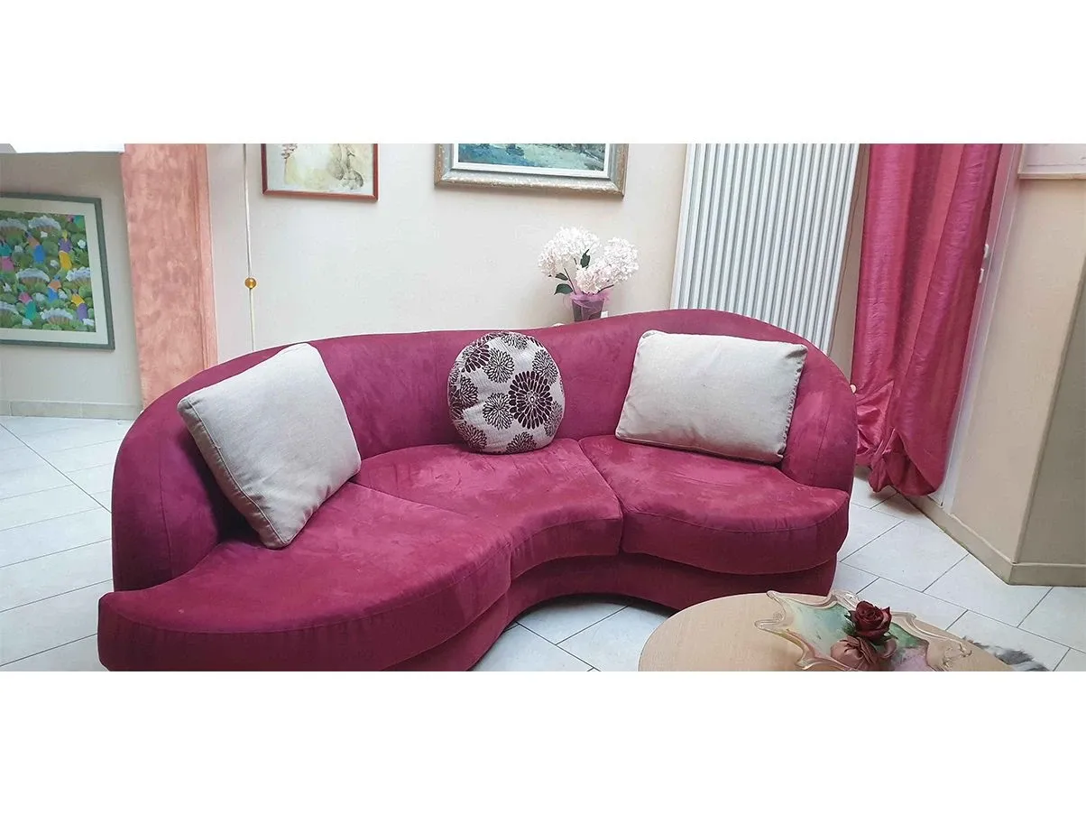 Set divano 3 posti e poltrona Piano in tessuto 8