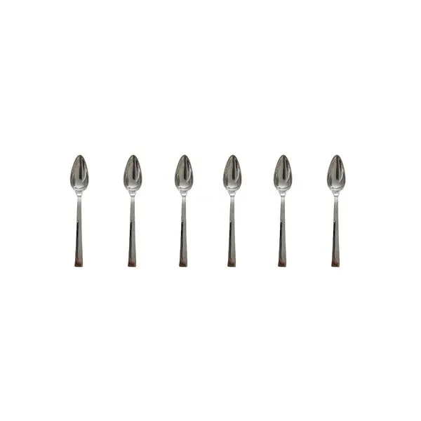 Set of 6 Riva spoons in silver, Robbe & Berking image