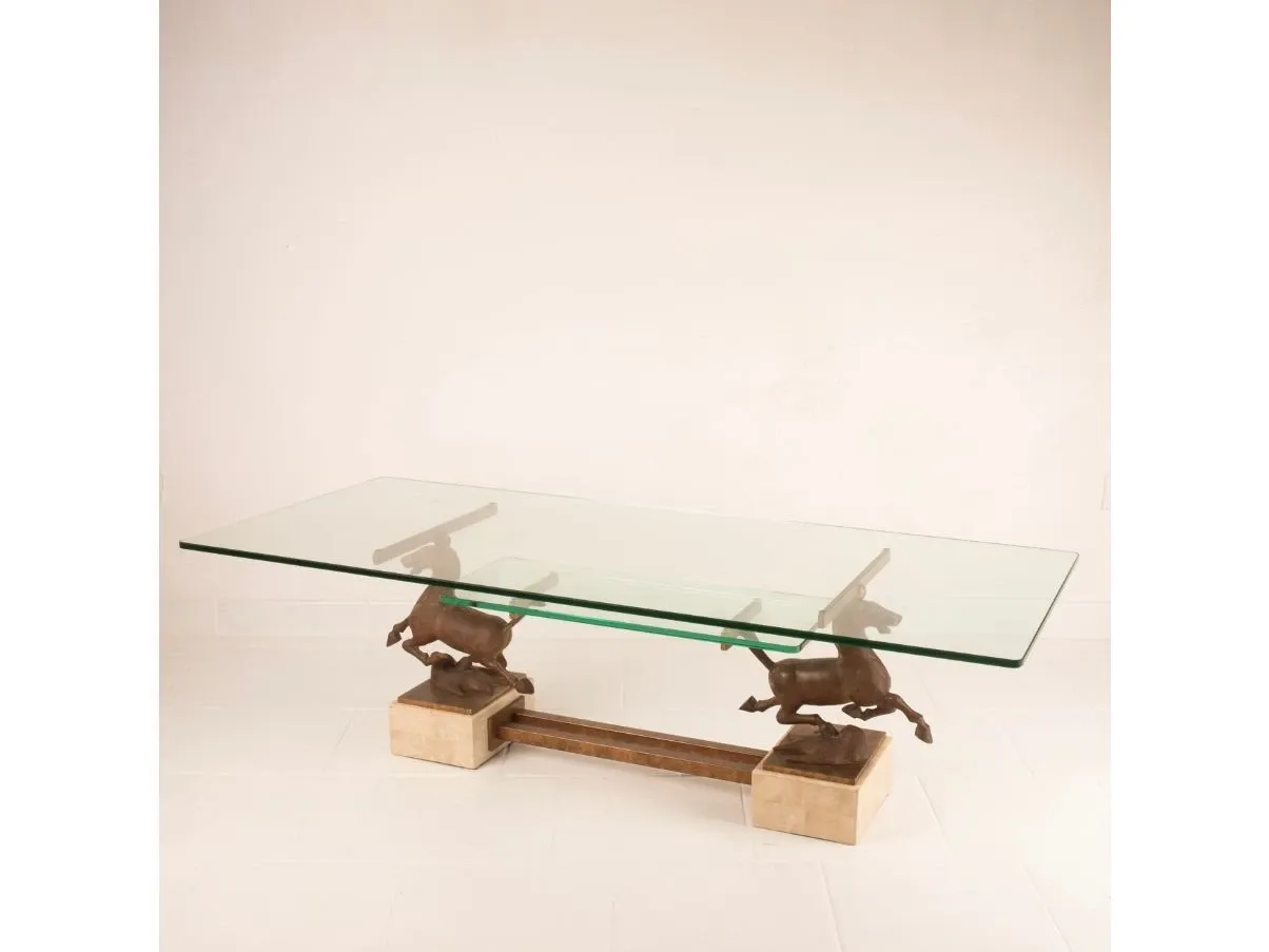 Vintage Flying Horse coffee table (1970s), image