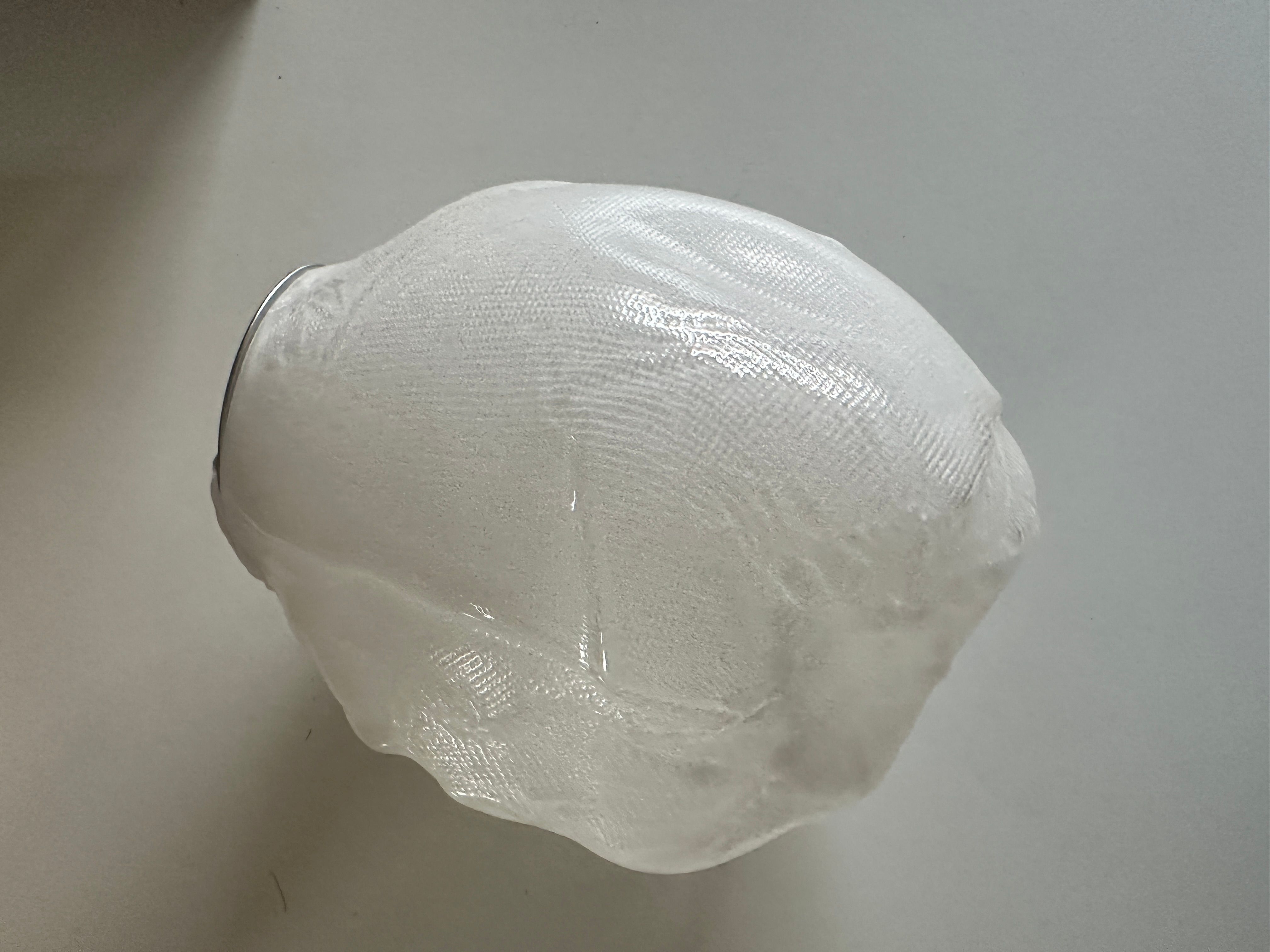 Suspension Arbel en verre blanc Details