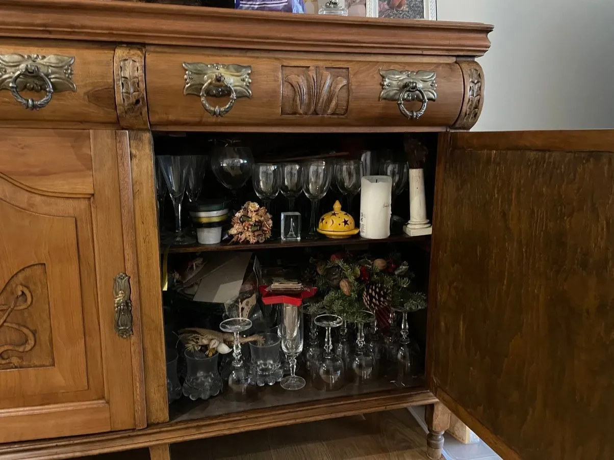 Madia vintage in legno ('900) 2