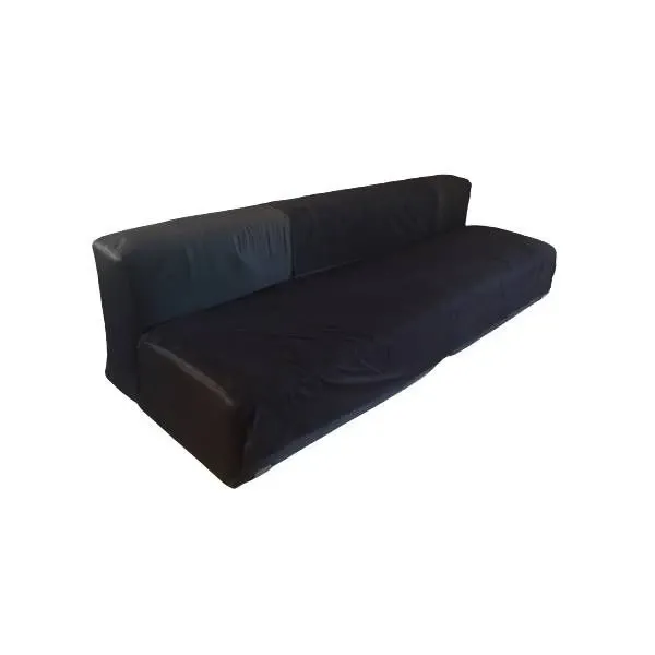 Black Cesca sofa by Marcel Breuer, Gavina image