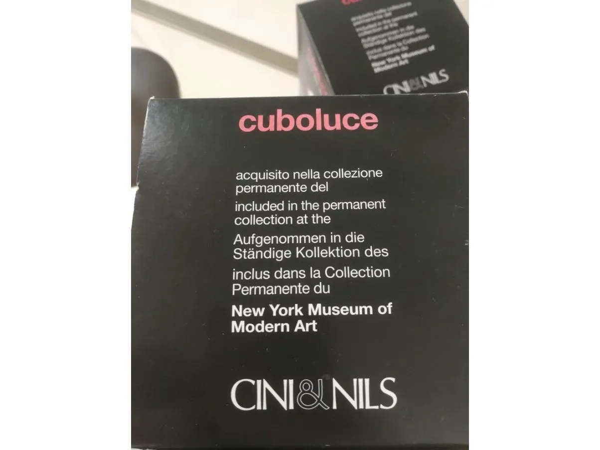 Lampada da tavolo Cuboluce nero 5