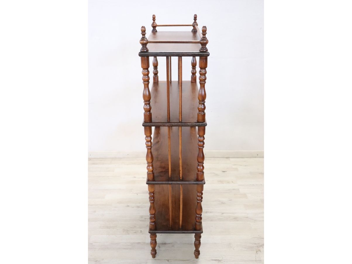 Vintage bookcase in poplar wood (19th century) 4