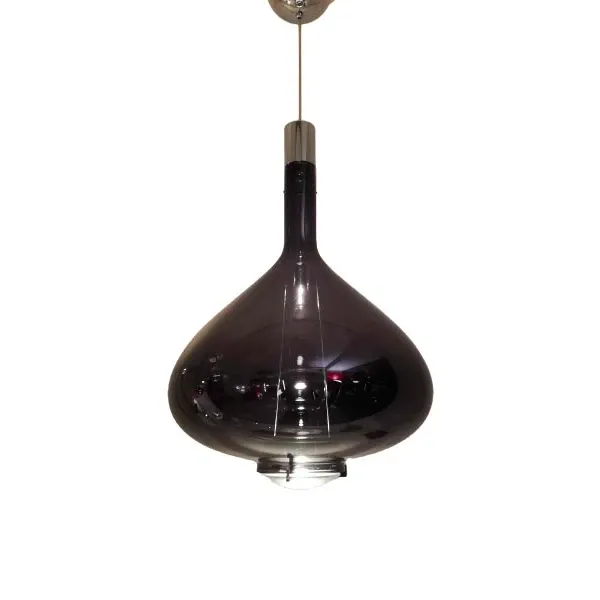 Lampada a sospensione Sky Fall in vetro fumè, Lodes 3