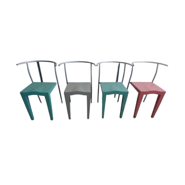 Set di 4 Sedie Dr Glob multicolore di Philippe Starck, Kartell image