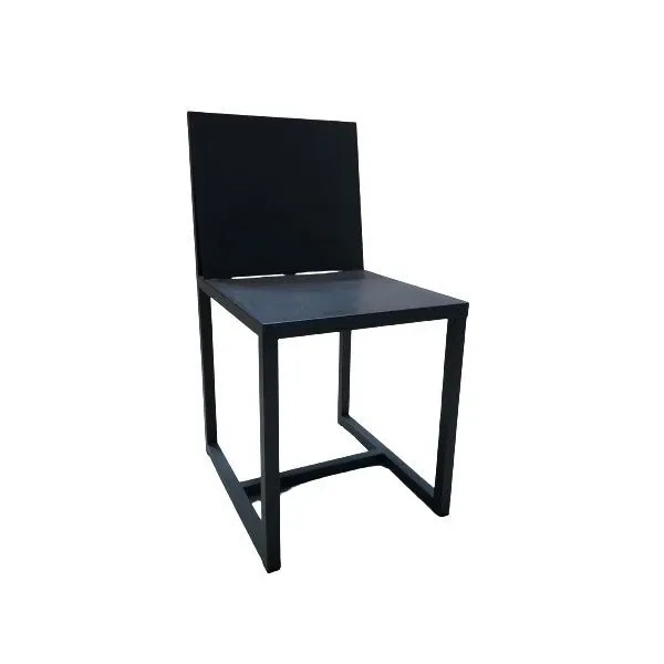 Teresa chair in gray steel, Zeus image