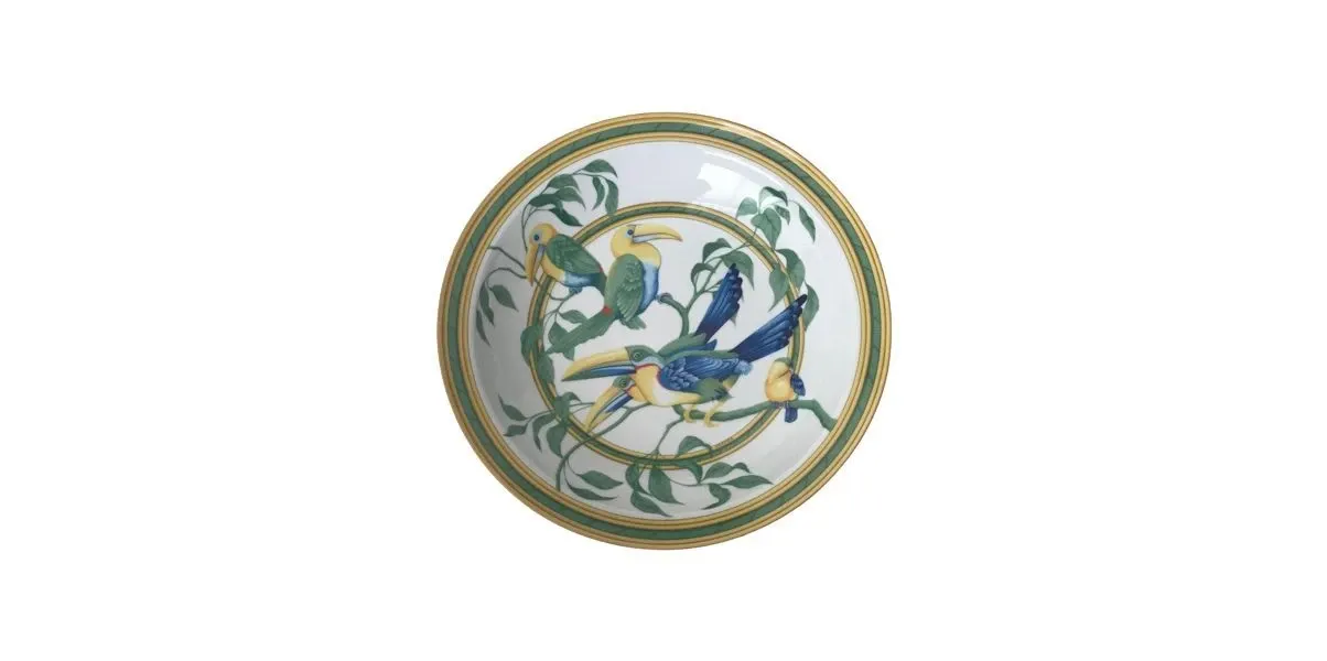 Toucans serving plate, Hermes image