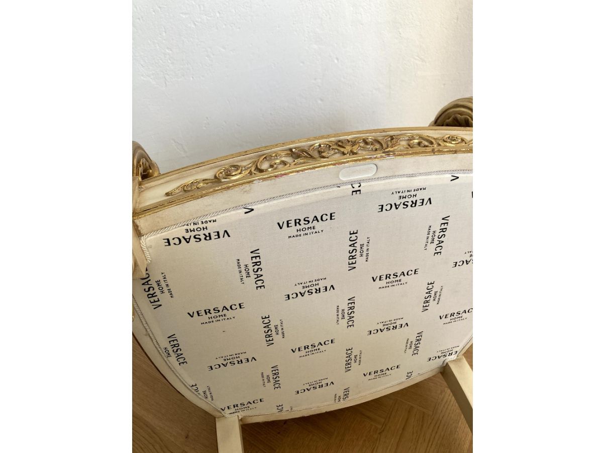 Versace Vanitas Armchair and Ottoman Set Brand