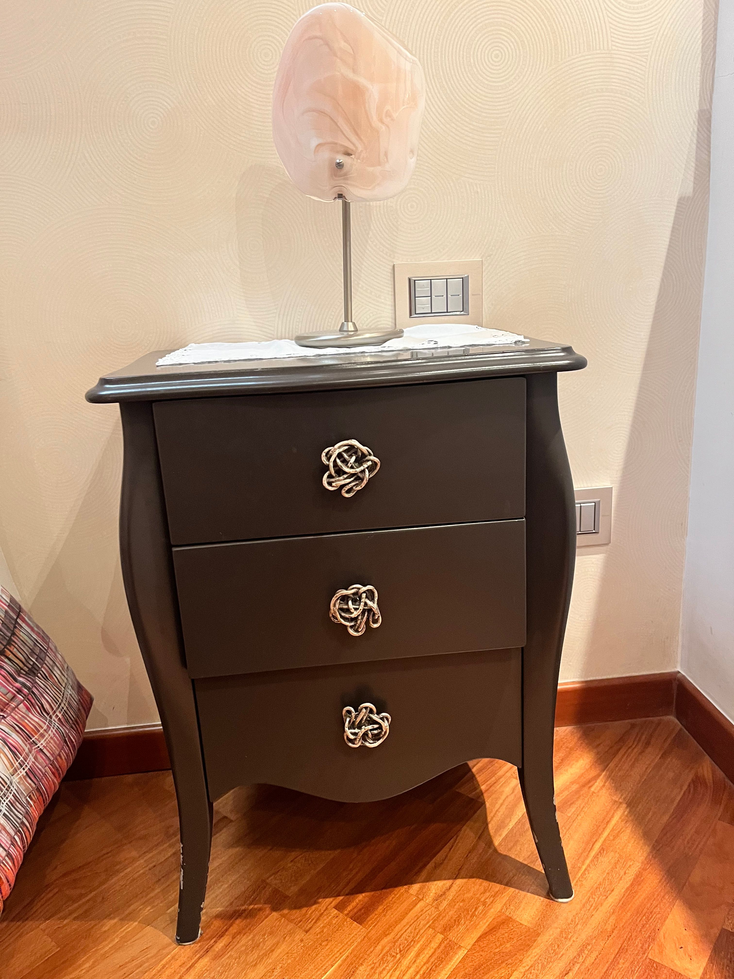 Pair of Fes wooden bedside tables (brown), Marioni  Main