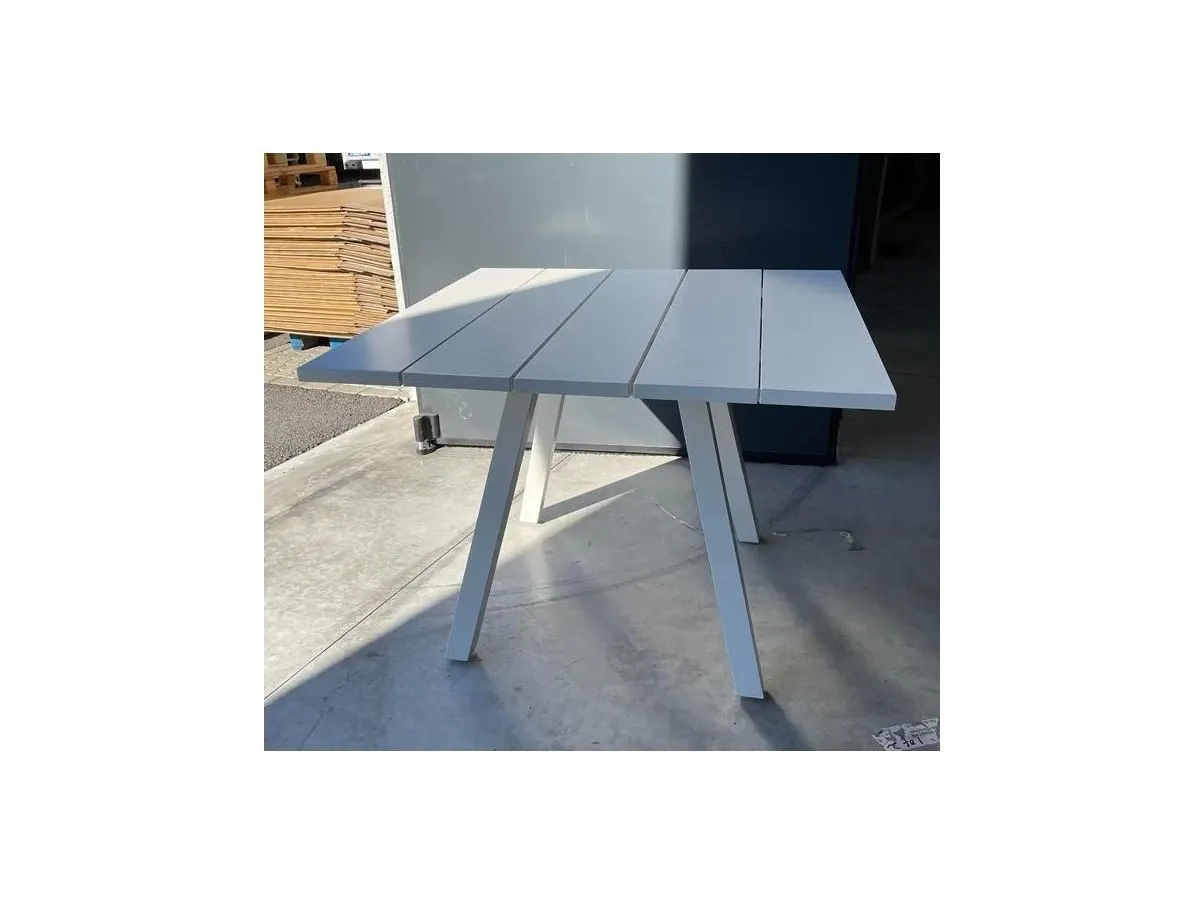 Set tavolo quadrato e 4 sedie di Paolo Navone, Janus et Cie  1