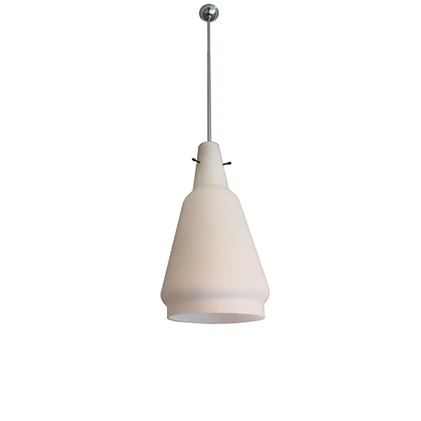 Lampada a sospensione vintage in vetro soffiato 2