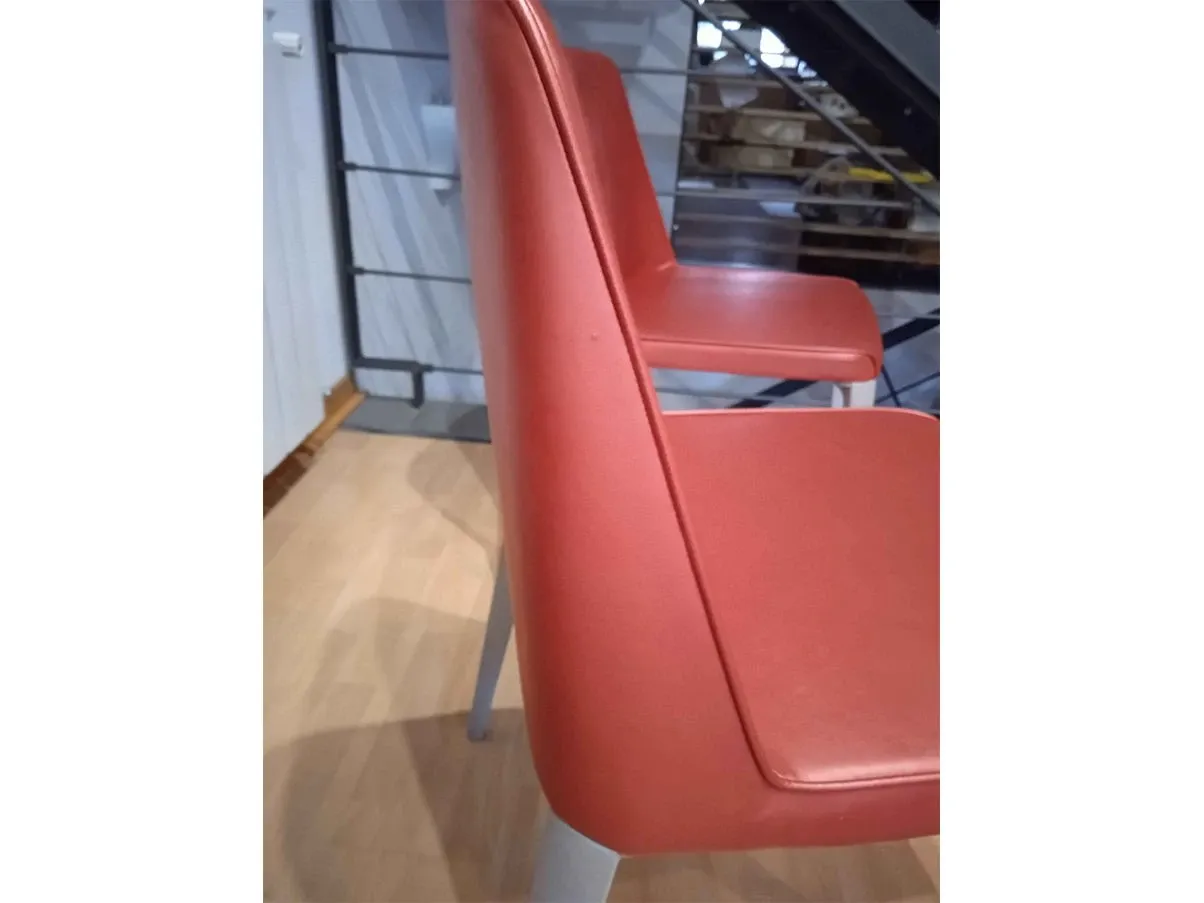 Set of 2 Ester basic 691 chairs by Patrick Jouin, Pedrali 9