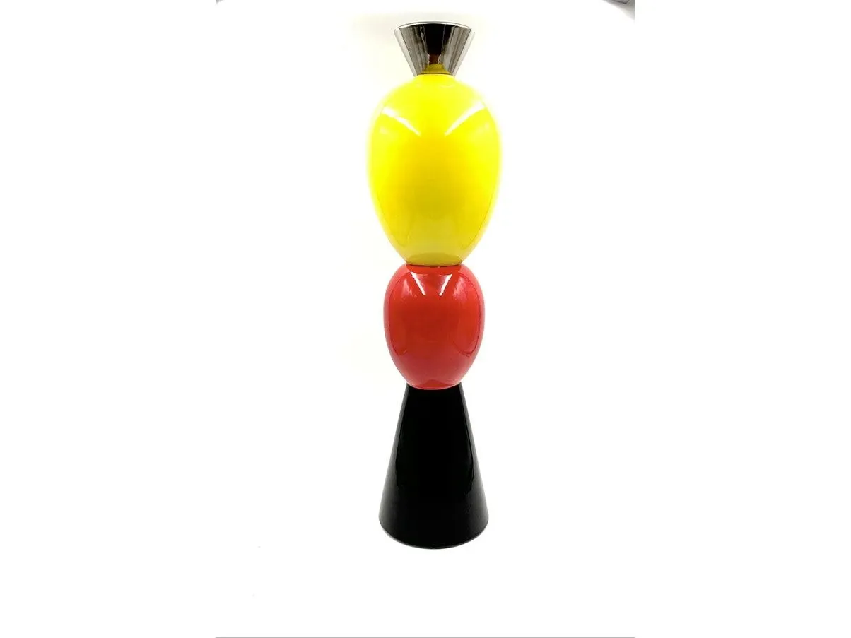 Stoa totem sculpture by Alessandro Mendini ceramic, Superego 4