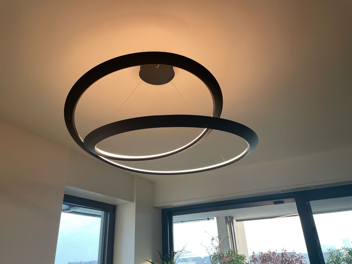 Lampada a sospensione Kepler nero, Nemo Side