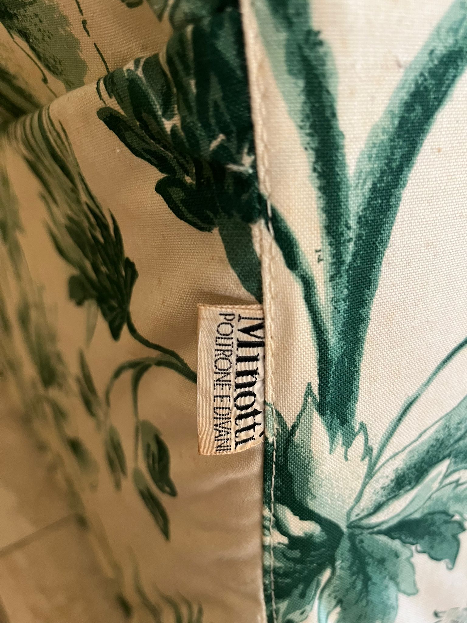 3-Sitzer Sofa mit Blumenstoffbezug (1990er Jahre) Brand