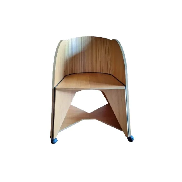 Matrix folding armchair in wood, Giorgetti image