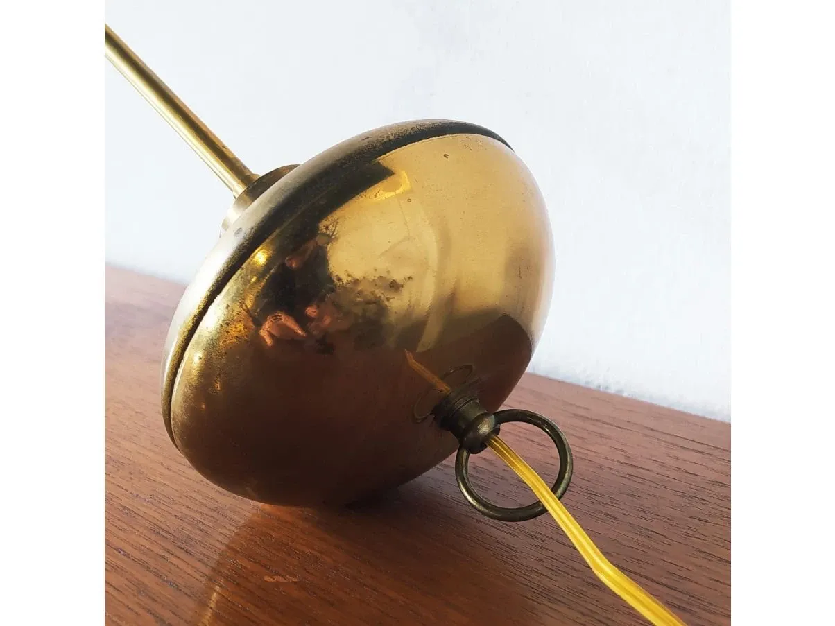Lampada da tavolo vintage in ottone (anni '50),  5
