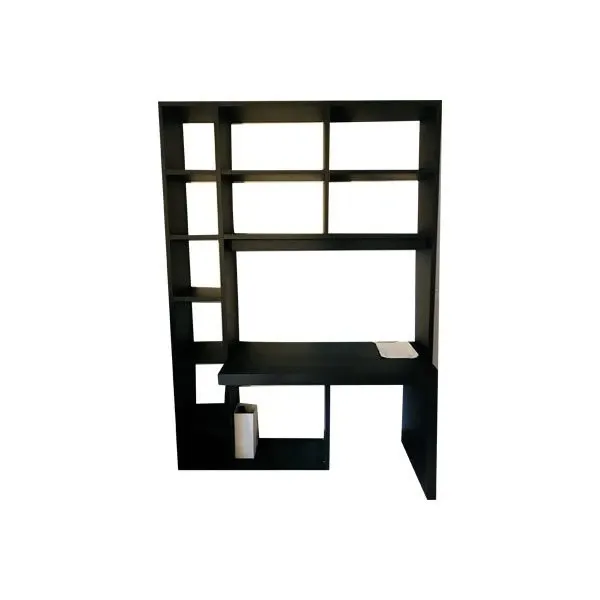 Shelf in black oak wood, Lema 