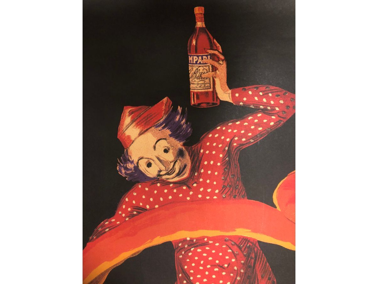 Affiche pubblicitaria litografica Campari L'Aperitivo - Spiritello di Leonetto Cappiello (anni '50), Optional8