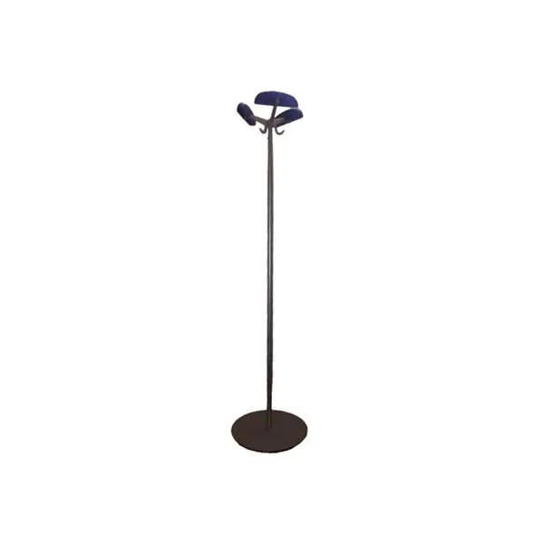 Modern coat hanger by Enzo Mari in metal (blue), Kartell image