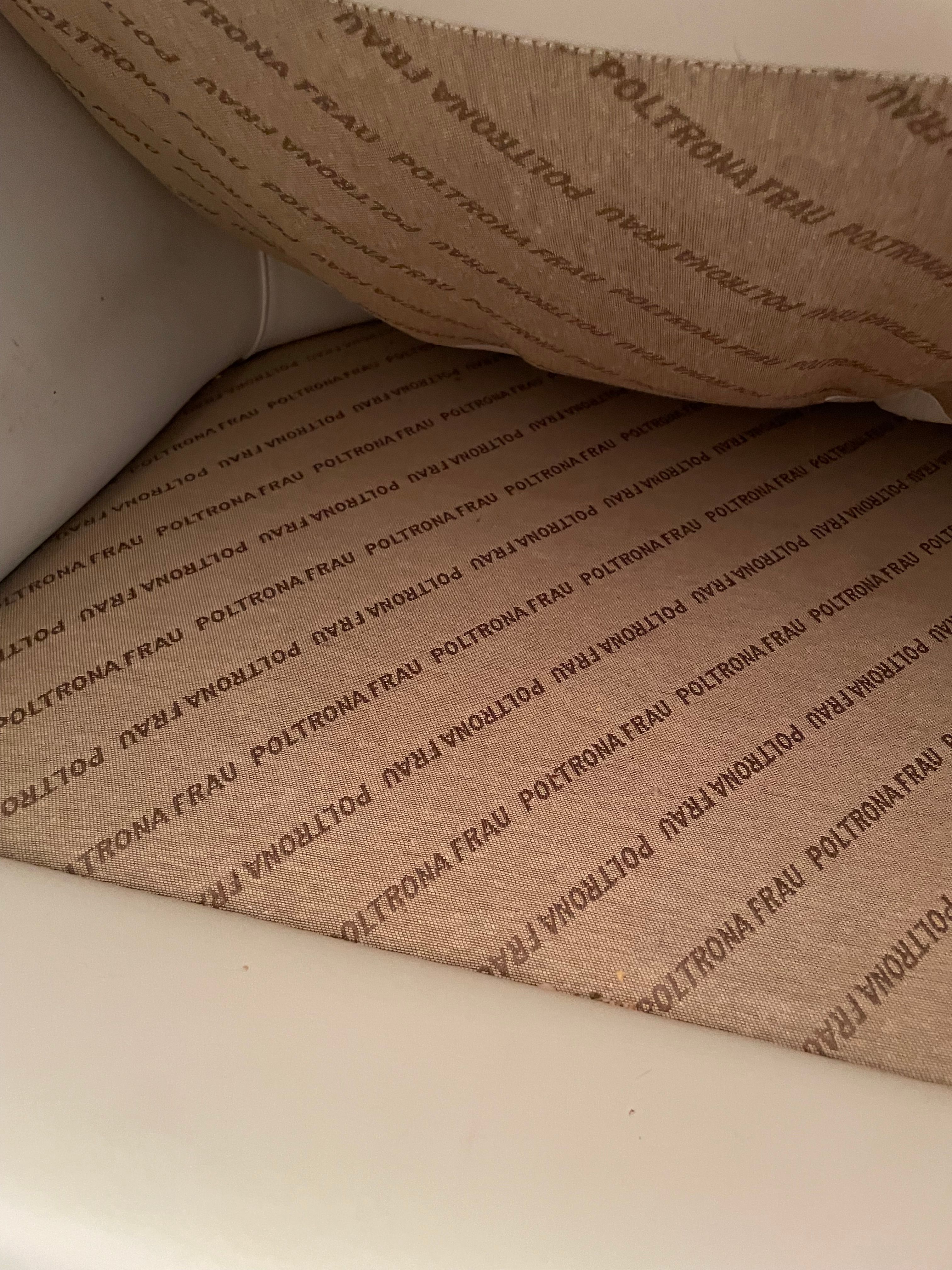 Arcadia White Leather Armchair Defects