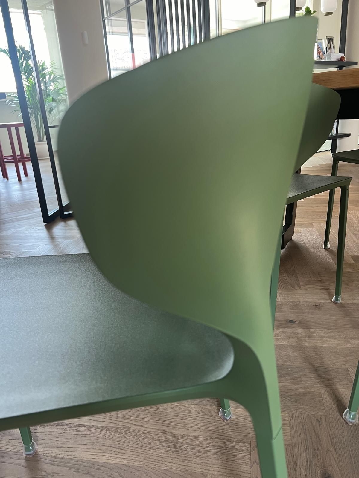Set of 6 green Koki dining chairs Main