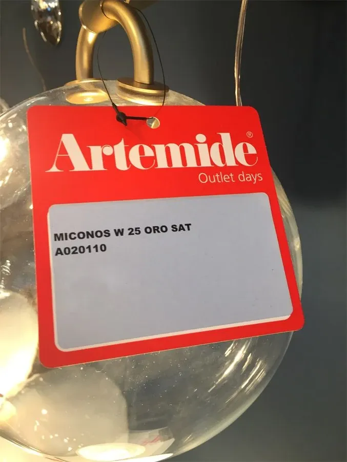 Miconos Parete (ottone satinato) 2