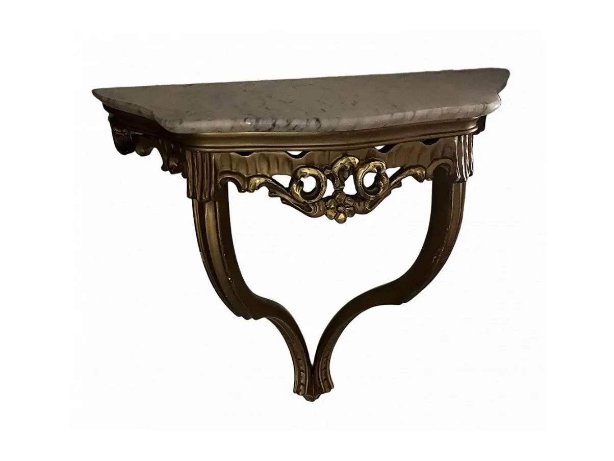 Wall console with marble top (&#39;900), image