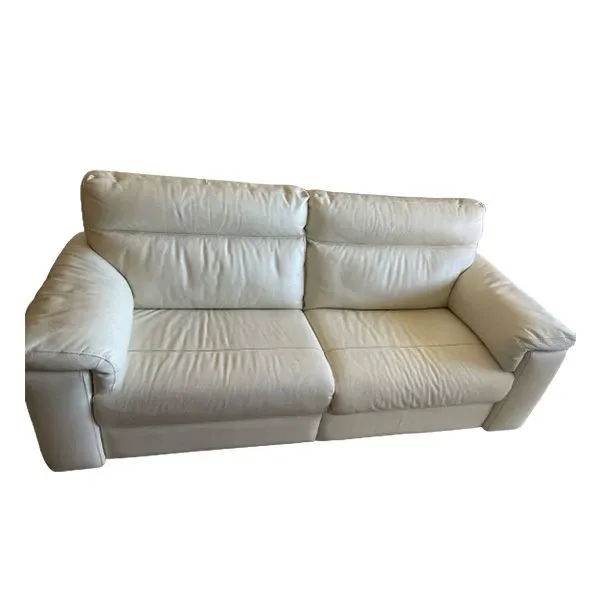 3 seater sofa in leather, Doimo image