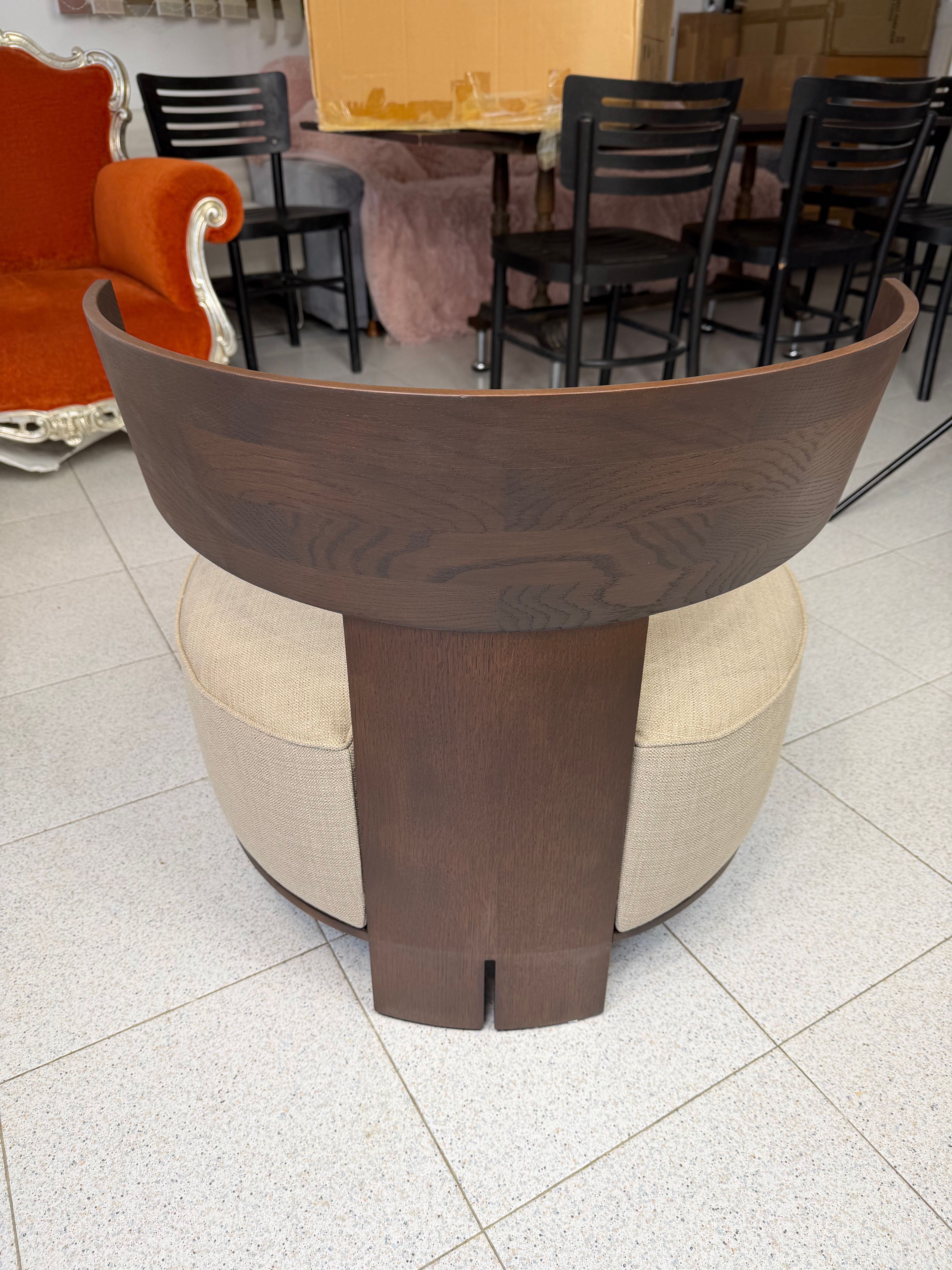 Poltrona Clipper in rovere scuro Details