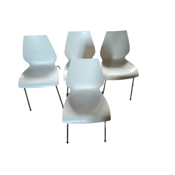 Set of 4 Maui chairs by Vico Magistretti, Kartell image