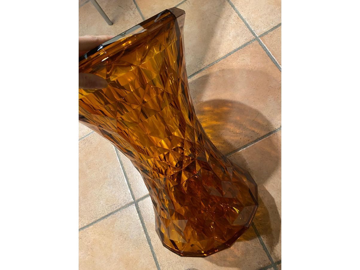 Stone low stool copper by Marcel Wanders, Kartell Side