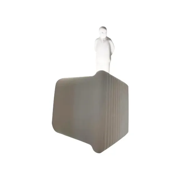 Umarell BC wall lamp (standing subject) in ceramic, Karman image