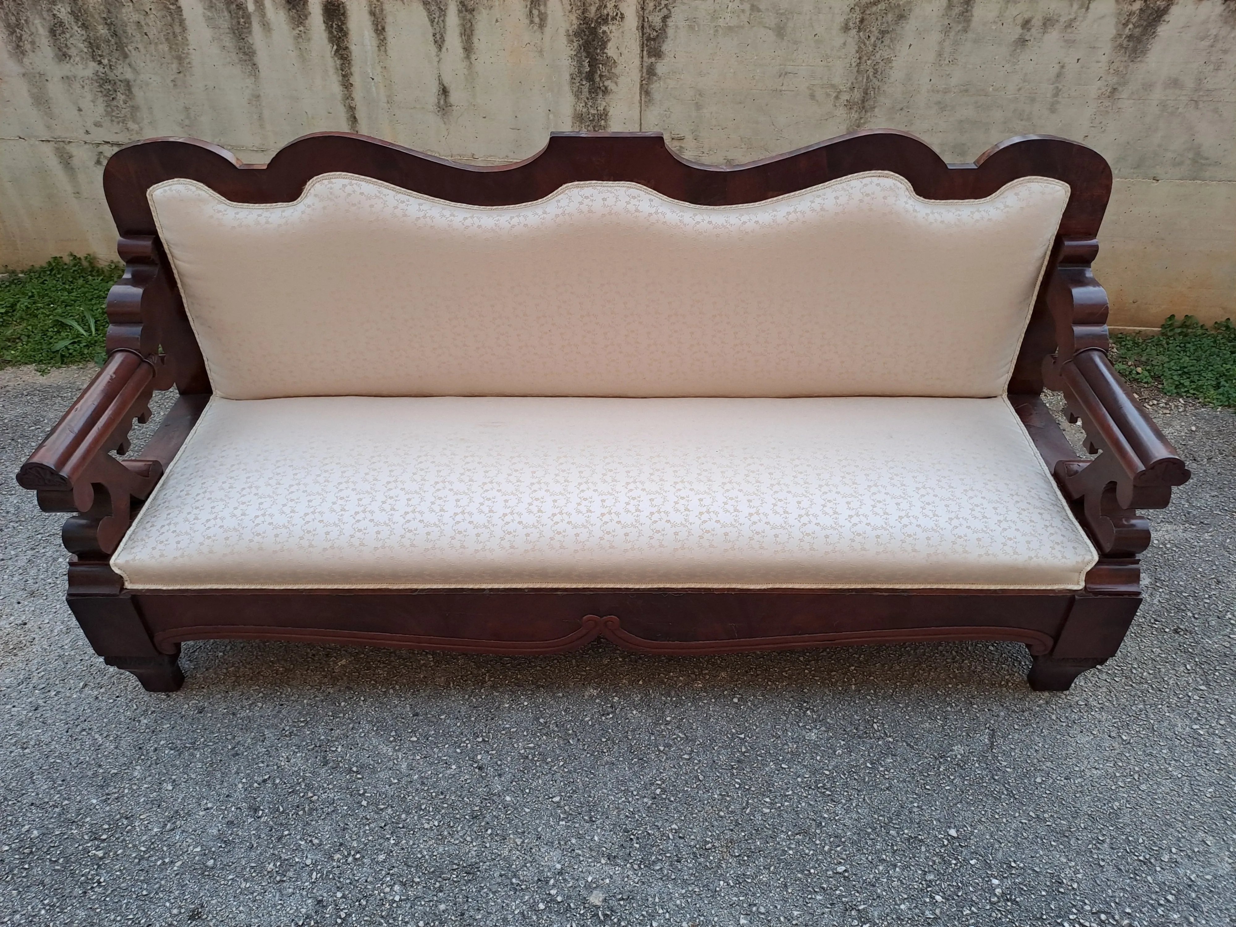 Divano massello stile liberty 6