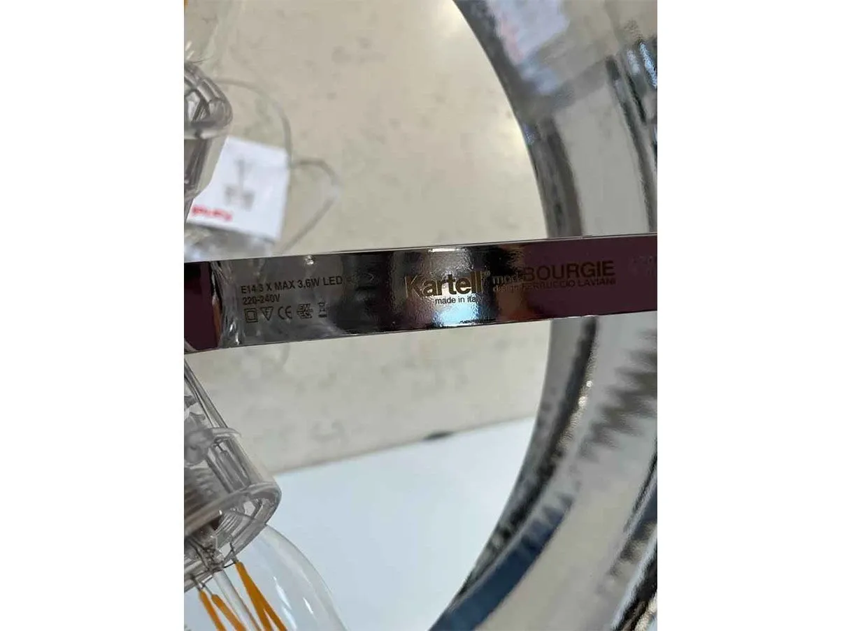 Lampada da tavolo Bourgie (argento), Kartell 2