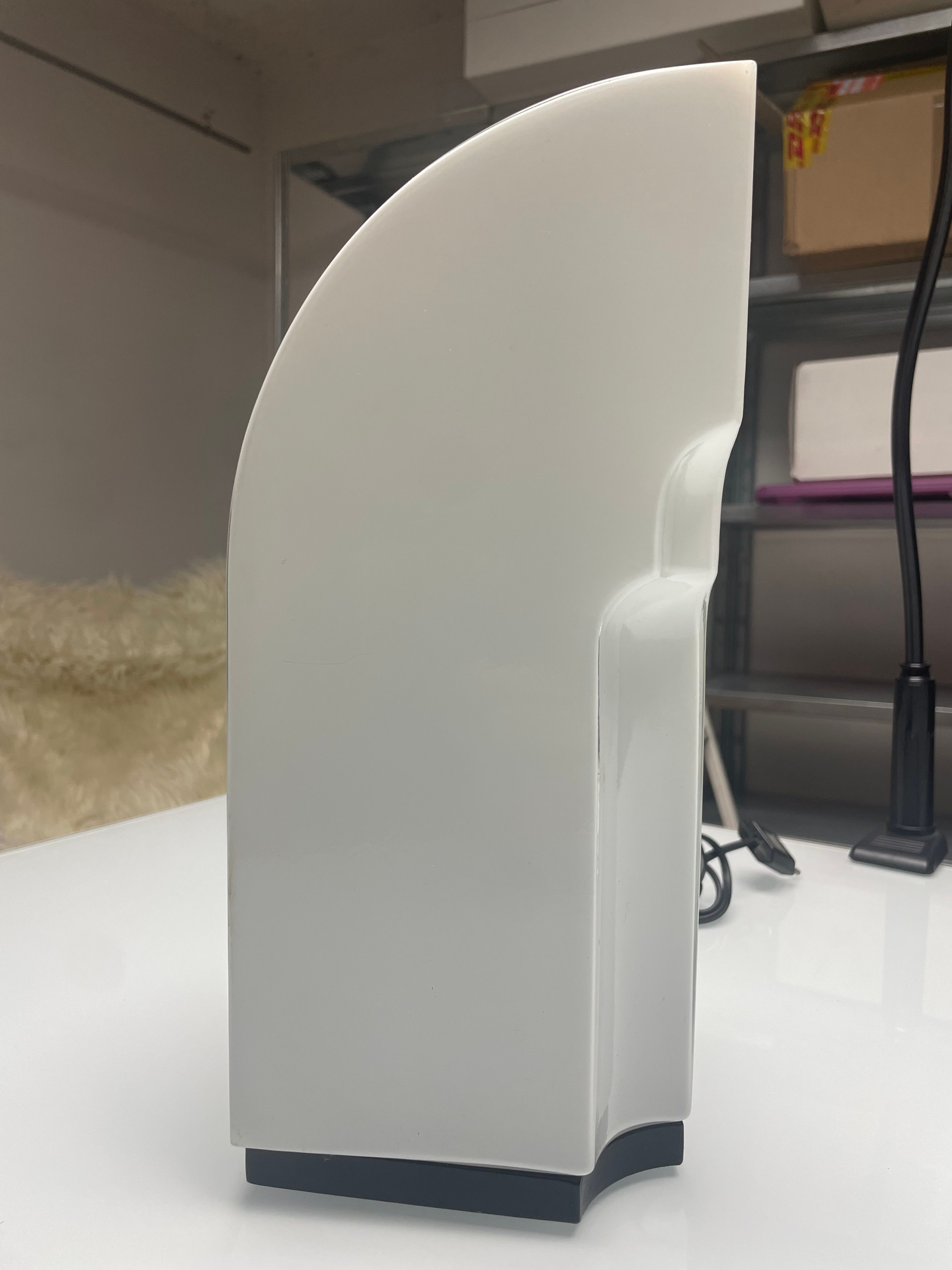 Lampada da tavolo Tiki in vetro di Murano di Kazuhide Takahama (anni '80), Leucos  Side