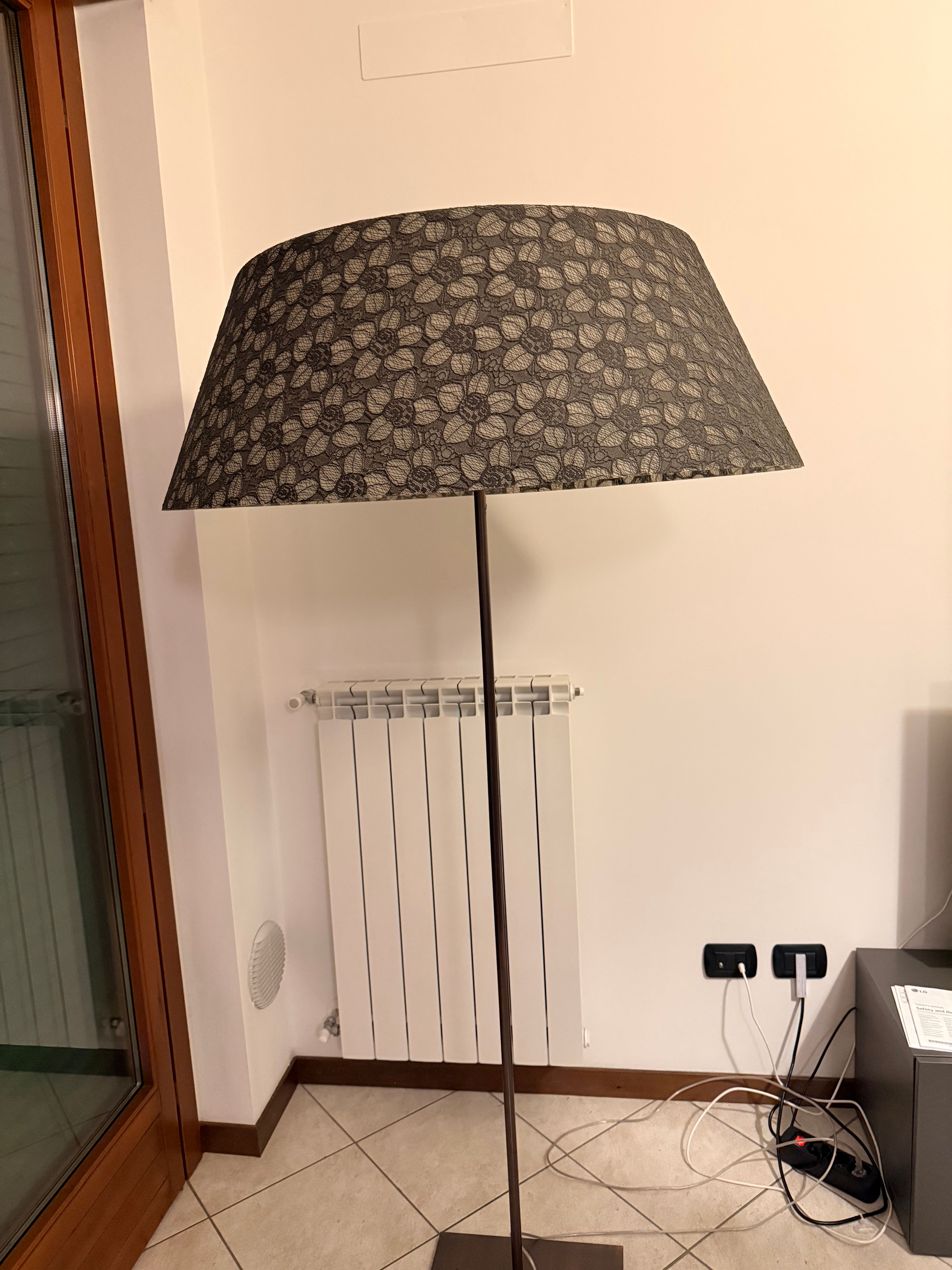 Fiberglass and Lace Floor Lamp Defects