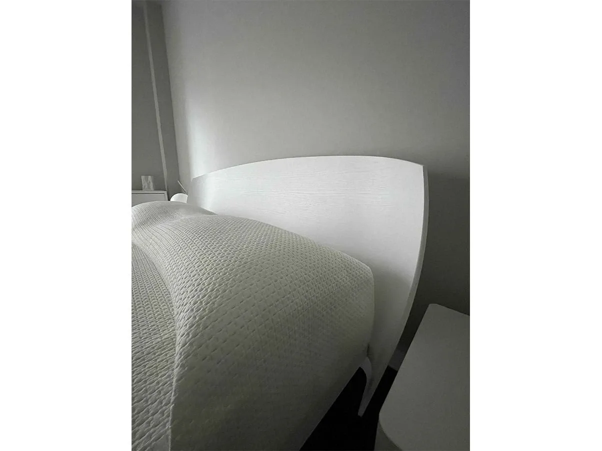 Set letto, comò e 2 comodini in legno (bianco), Caccaro 3